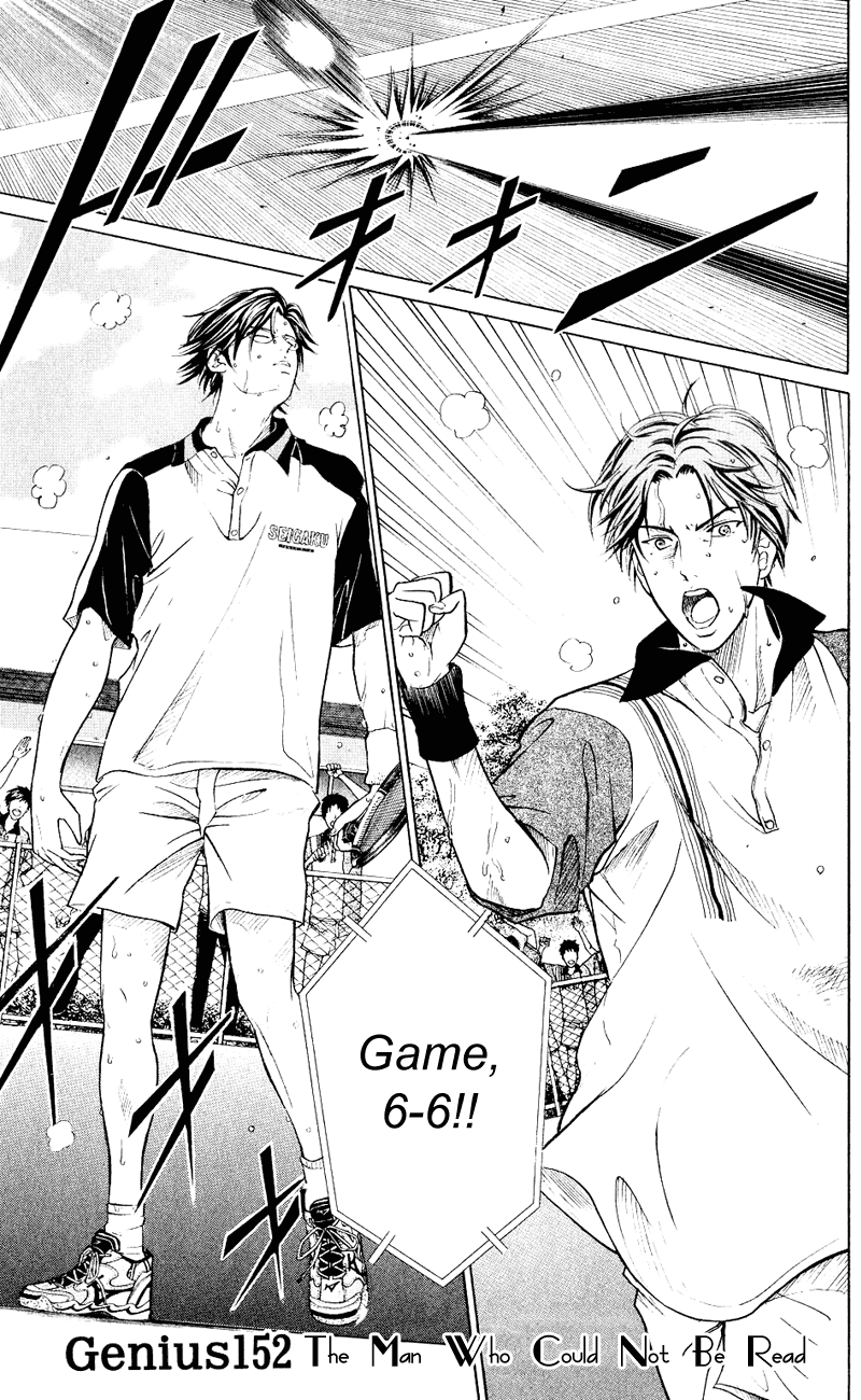 Prince of Tennis Chapter 152 page 1 - Chapter 152: The Man Who Could Not Be Read