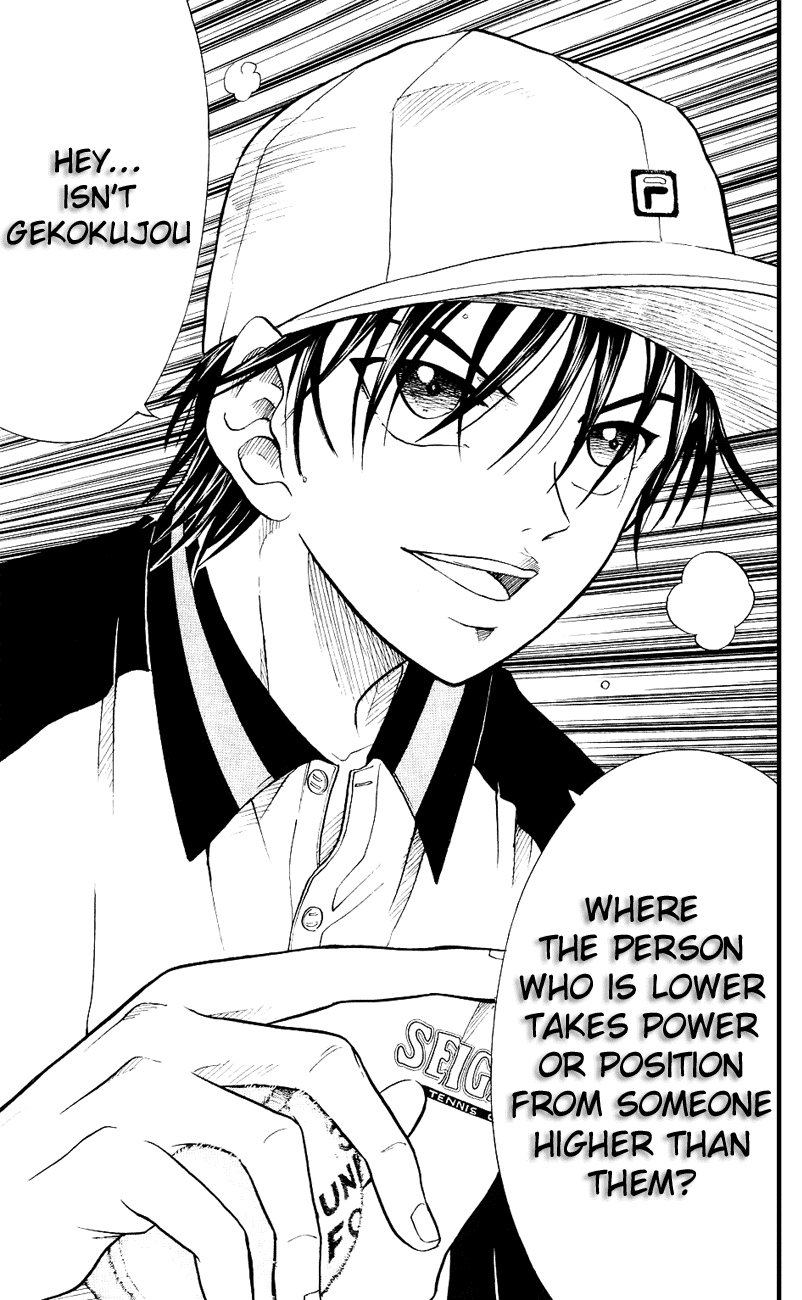 Prince of Tennis Chapter 155 page 18 - Chapter 155: I Like Gekokujou