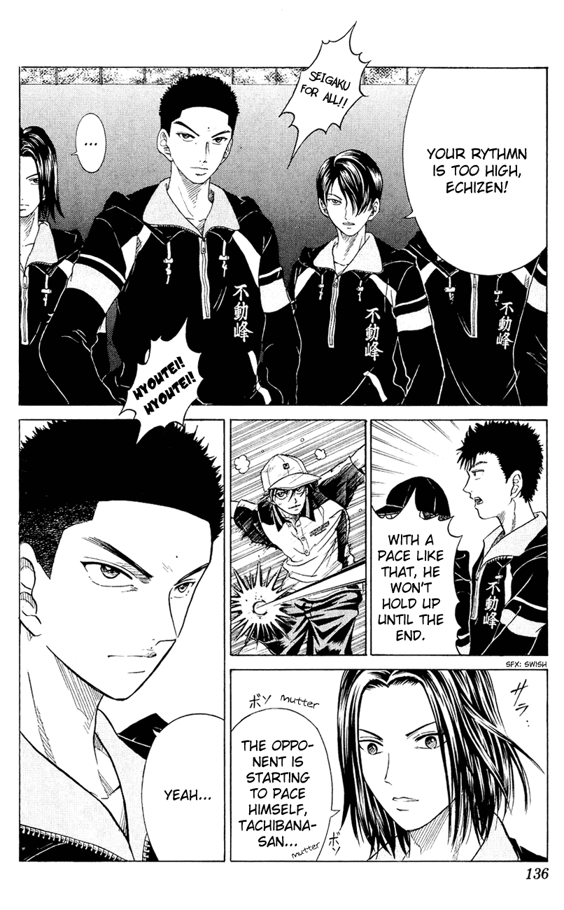 Prince of Tennis Chapter 156 page 9 - Chapter 156: High Tension