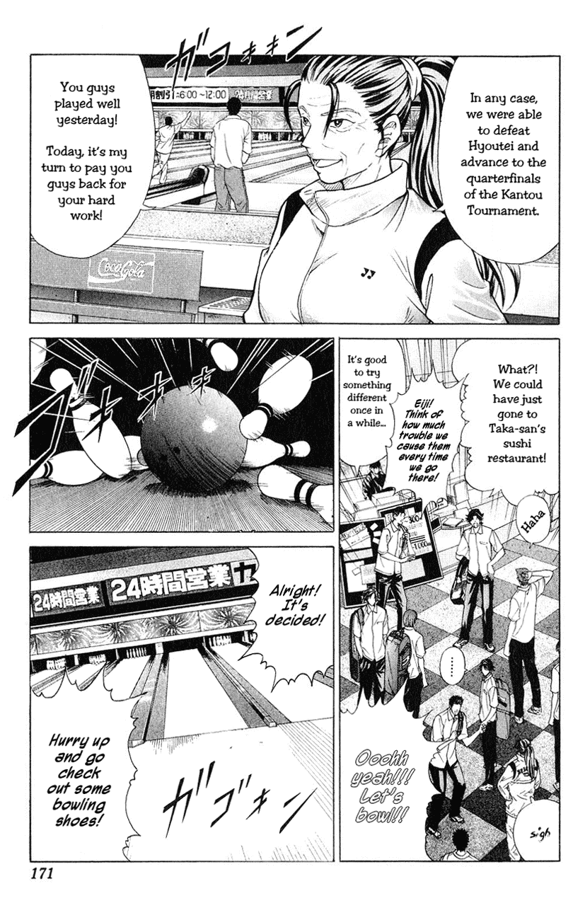 Prince of Tennis Chapter 158 page 6 - Chapter 158: Bowling Go!