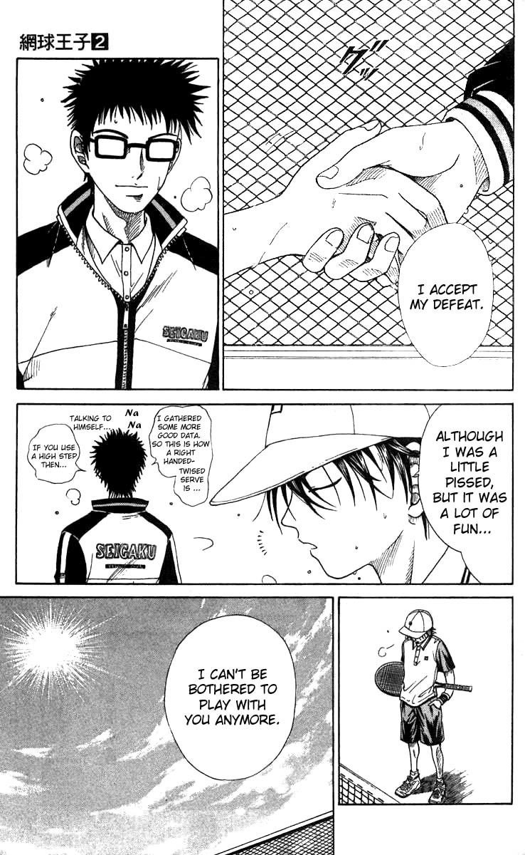 Prince of Tennis Chapter 16 page 14 - Chapter 16: The Cocky Rookie