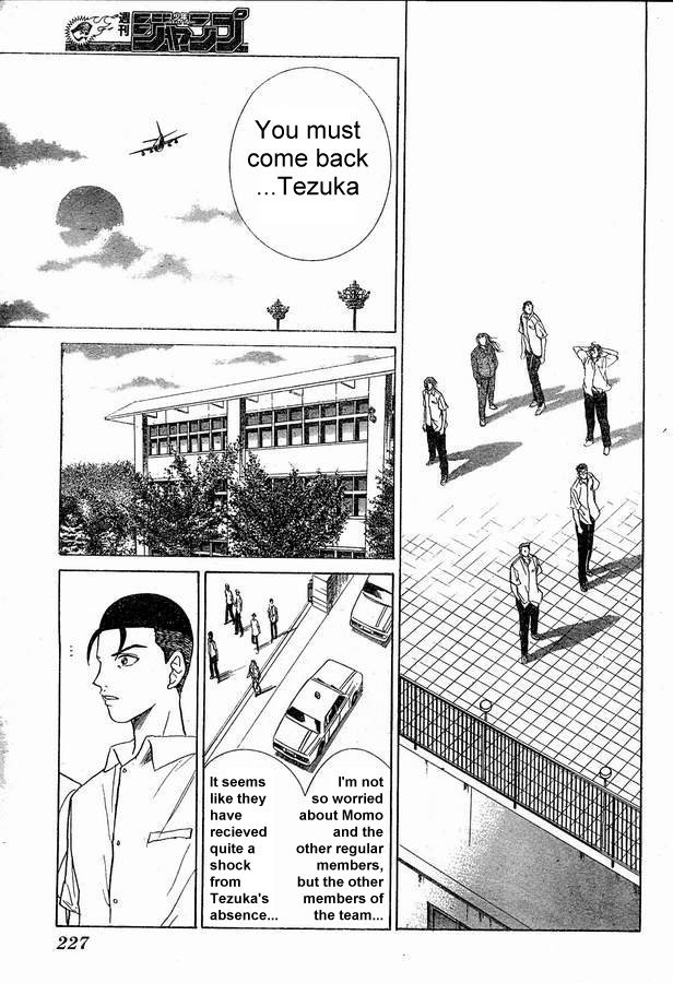 Prince of Tennis Chapter 160 page 17 - Chapter 160: Tezuka's Journey