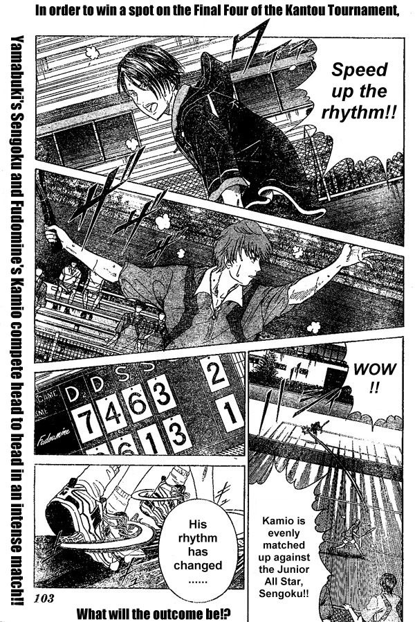 Prince of Tennis Chapter 166 page 1 - Chapter 166: Follow the Rhythm