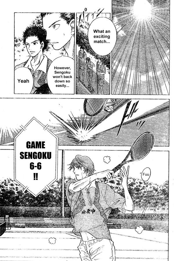 Prince of Tennis Chapter 167 page 10 - Chapter 167: Sengoku vs Kamio