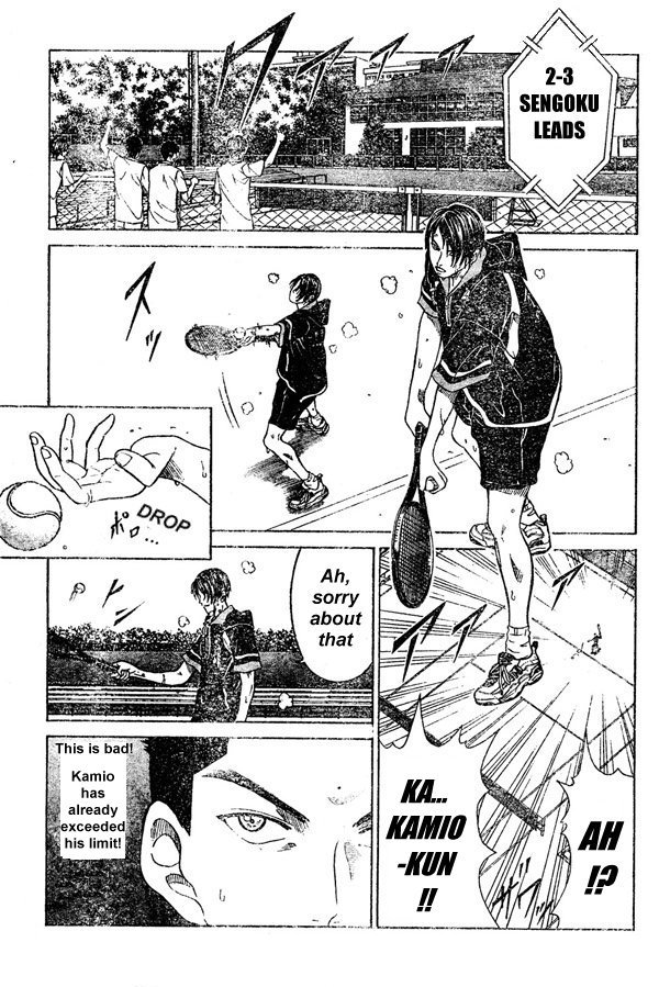 Prince of Tennis Chapter 167 page 12 - Chapter 167: Sengoku vs Kamio