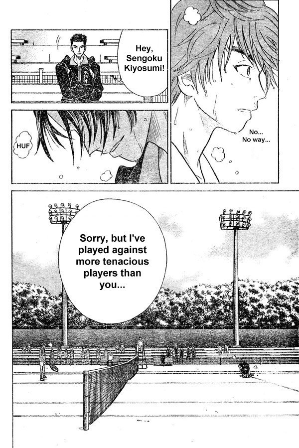 Prince of Tennis Chapter 167 page 16 - Chapter 167: Sengoku vs Kamio