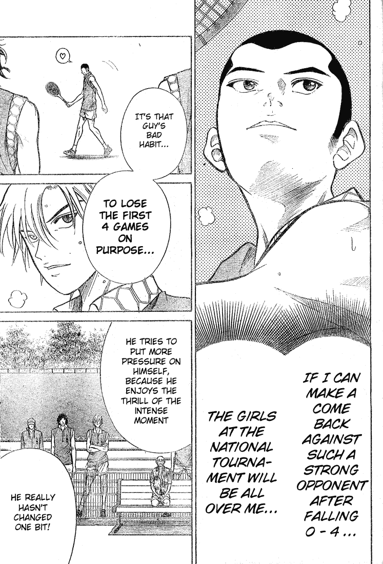 Prince of Tennis Chapter 180 page 10 - Chapter 180: Pressure