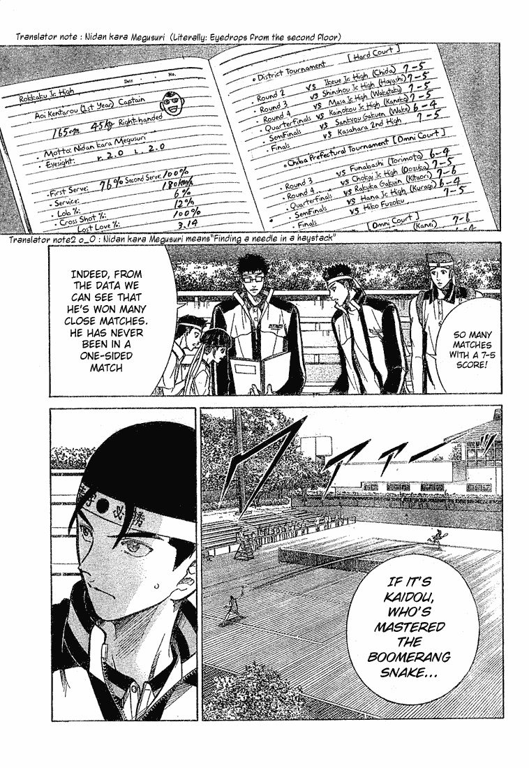 Prince of Tennis Chapter 181 page 9 - Chapter 181: Aoi Kentarou
