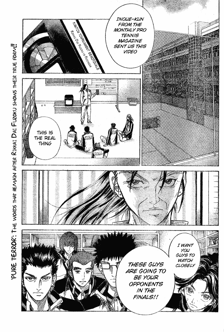 Prince of Tennis Chapter 184 page 1 - Chapter 184: Remains Of A Scar