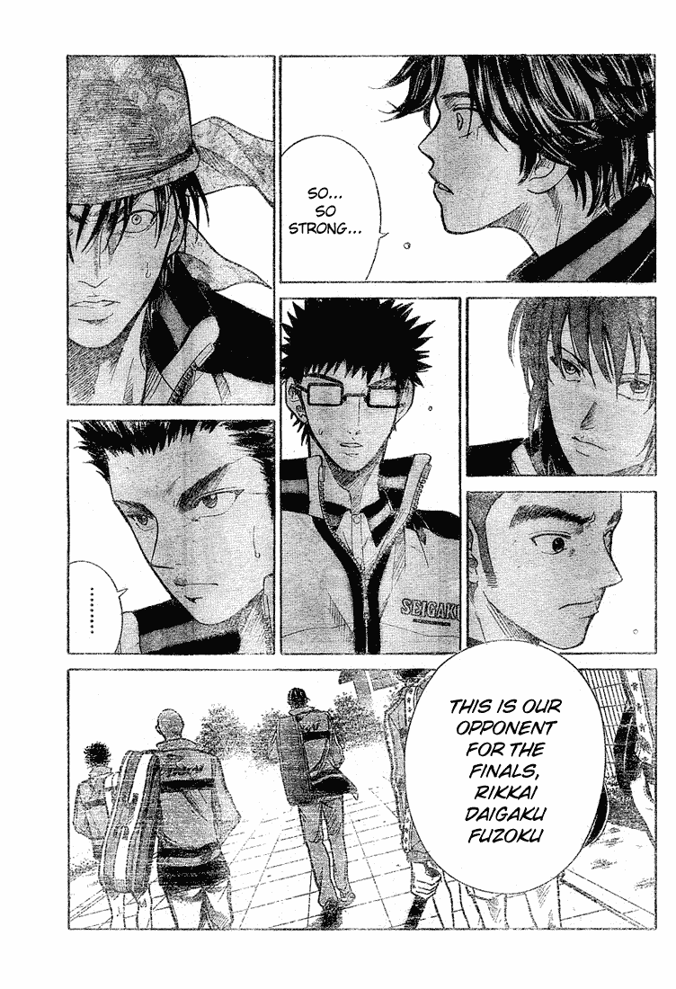 Prince of Tennis Chapter 184 page 11 - Chapter 184: Remains Of A Scar