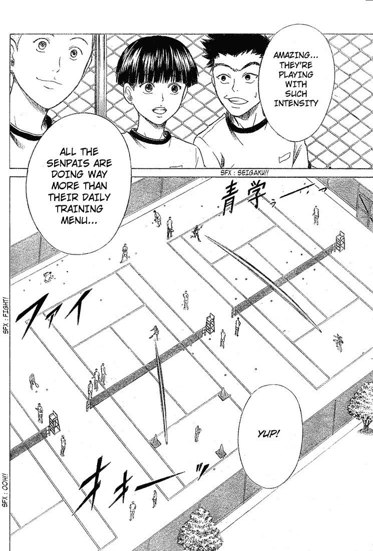 Prince of Tennis Chapter 185 page 10 - Chapter 185: Vs Rikkai Mode