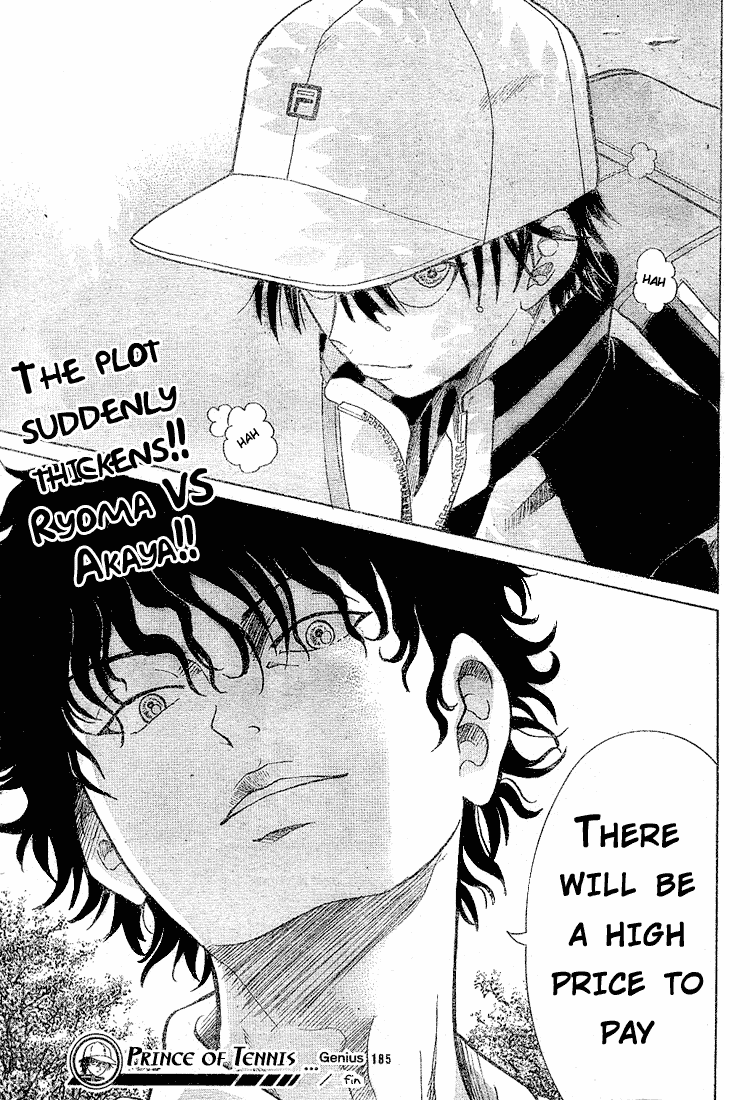 Prince of Tennis Chapter 185 page 17 - Chapter 185: Vs Rikkai Mode