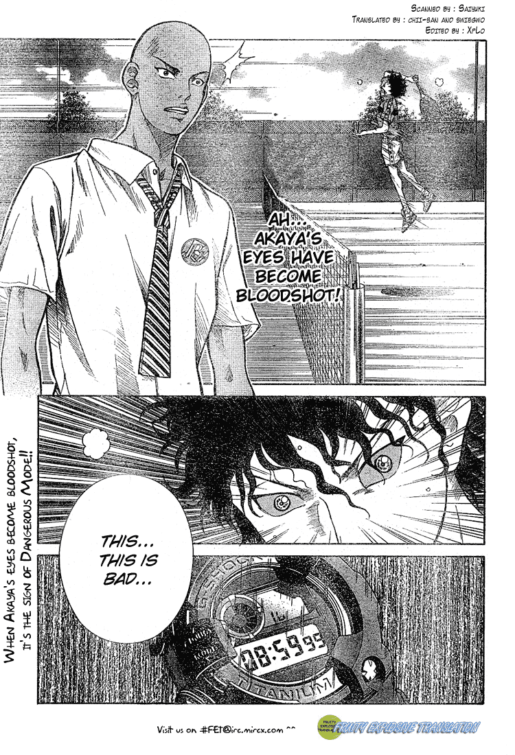 Prince of Tennis Chapter 189 page 1 - Chapter 189: Terrifying Knuckle Serve