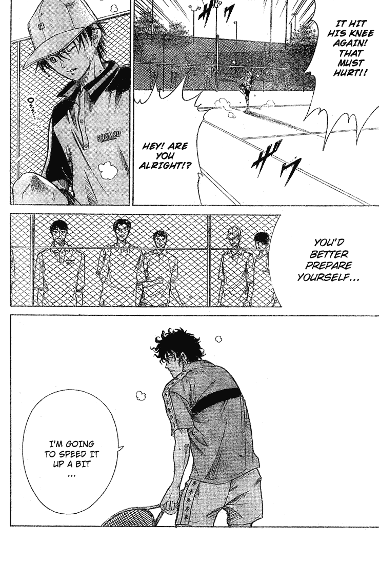 Prince of Tennis Chapter 189 page 11 - Chapter 189: Terrifying Knuckle Serve