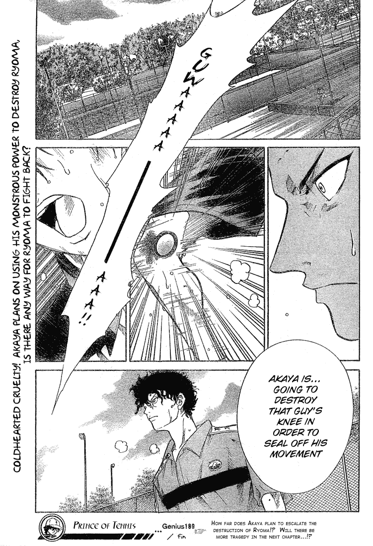 Prince of Tennis Chapter 189 page 17 - Chapter 189: Terrifying Knuckle Serve