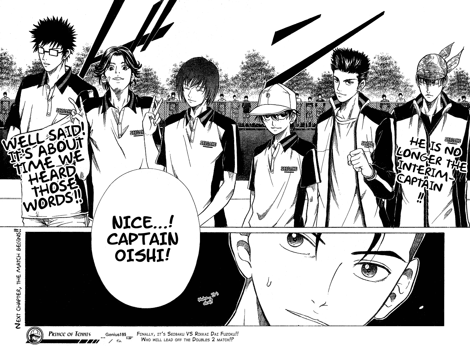 Prince of Tennis Chapter 195 page 15 - Chapter 195: Kantou Tournament Finals