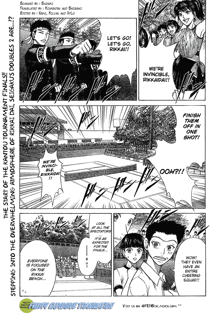 Prince of Tennis Chapter 196 page 1 - Chapter 196: Preemptive Punch!