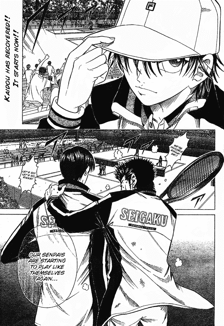 Prince of Tennis Chapter 199 page 1 - Chapter 199: This Is Our Answer!!