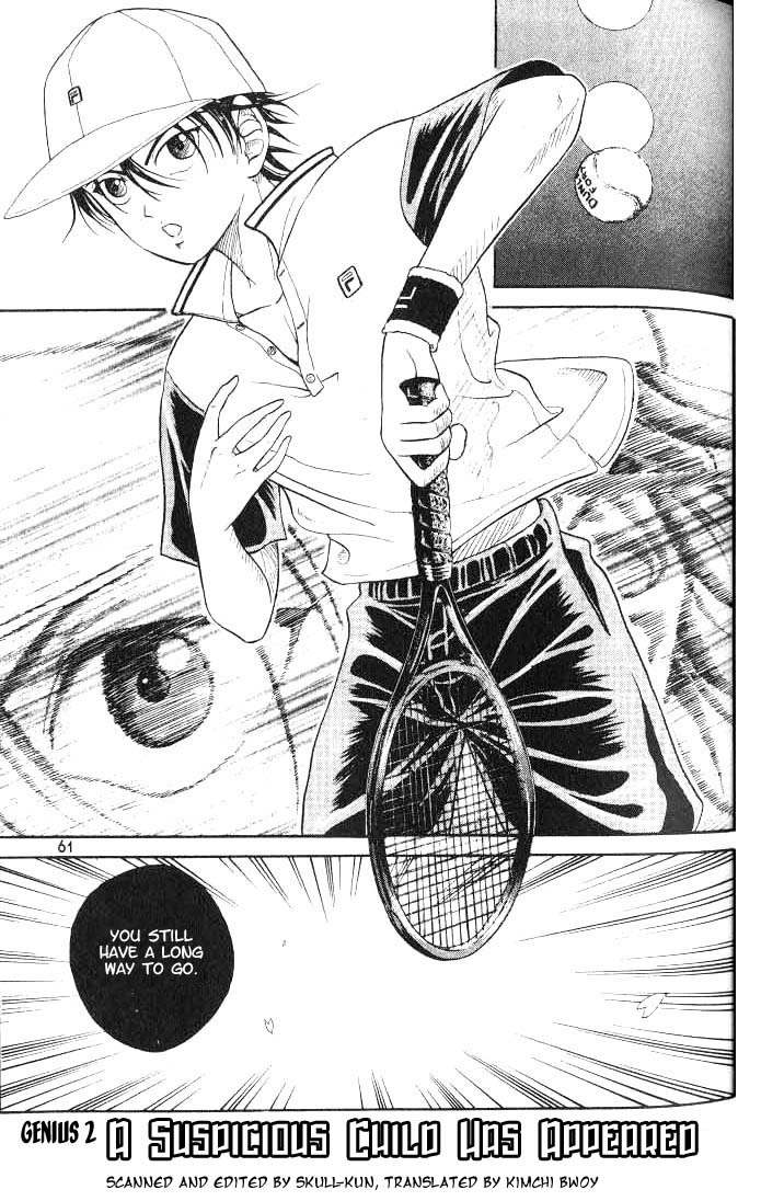 Prince of Tennis Chapter 2 page 1 - Chapter 2: A Suspicious Child Has Appeared