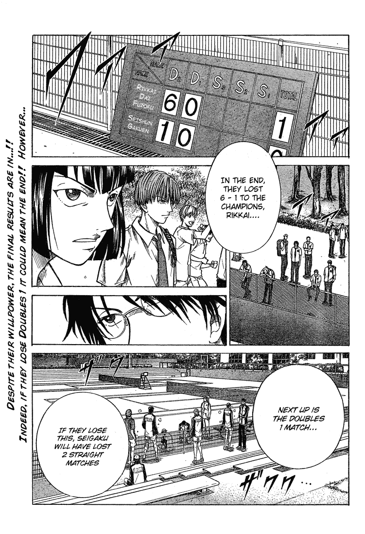 Prince of Tennis Chapter 202 page 1 - Chapter 202: Golden Pair Revived