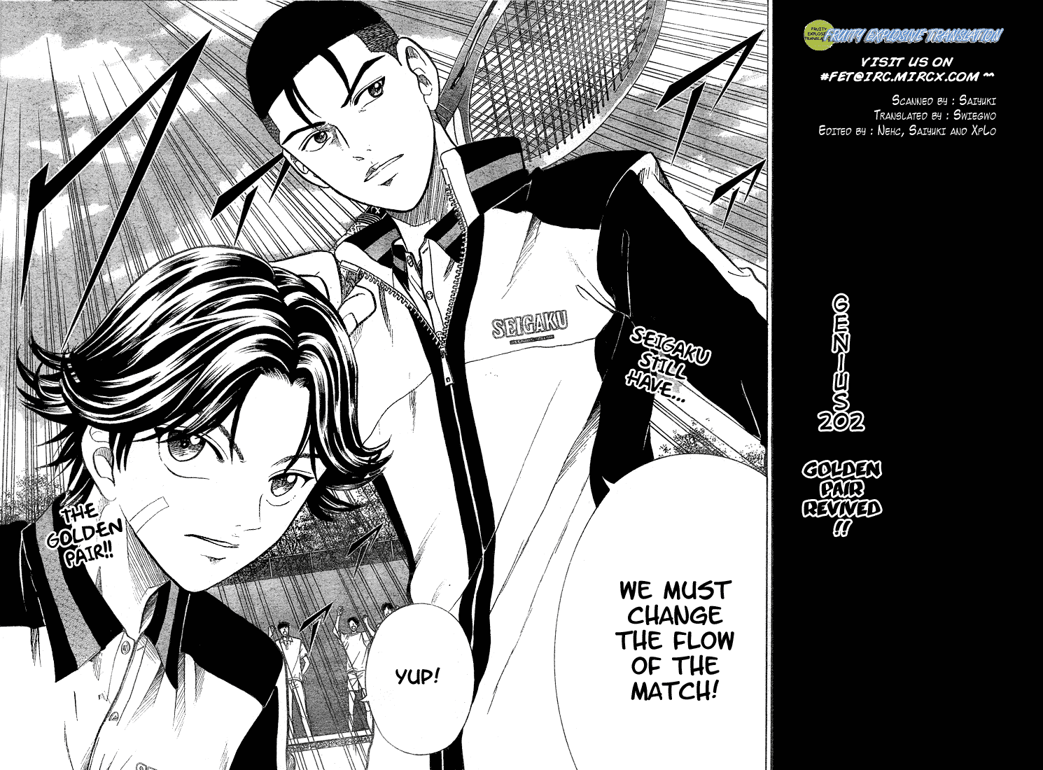 Prince of Tennis Chapter 202 page 2 - Chapter 202: Golden Pair Revived