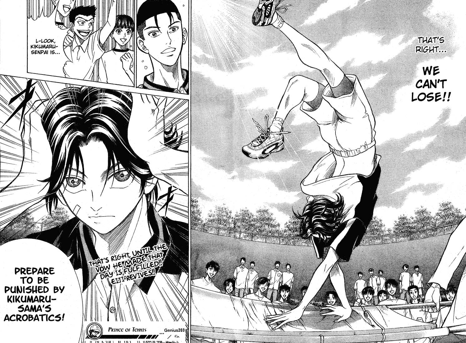 Prince of Tennis Chapter 203 page 17 - Chapter 203: Kikumaru's Vow