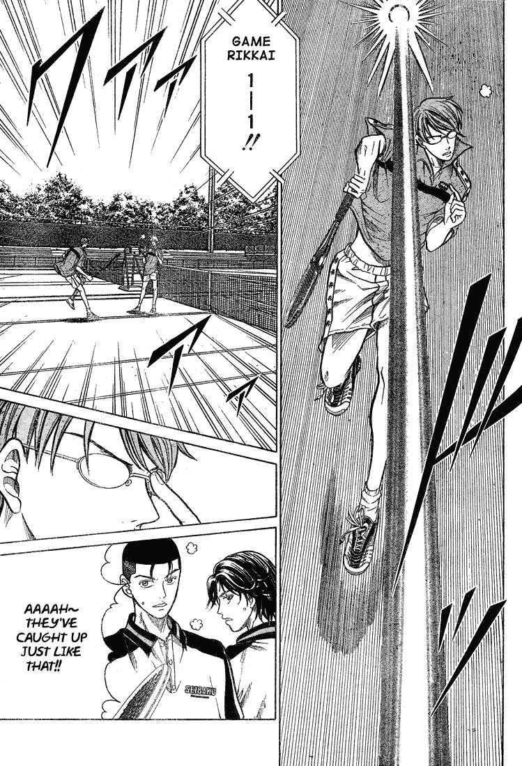 Prince of Tennis Chapter 205 page 5 - Chapter 205: The Gentleman And The Trickster