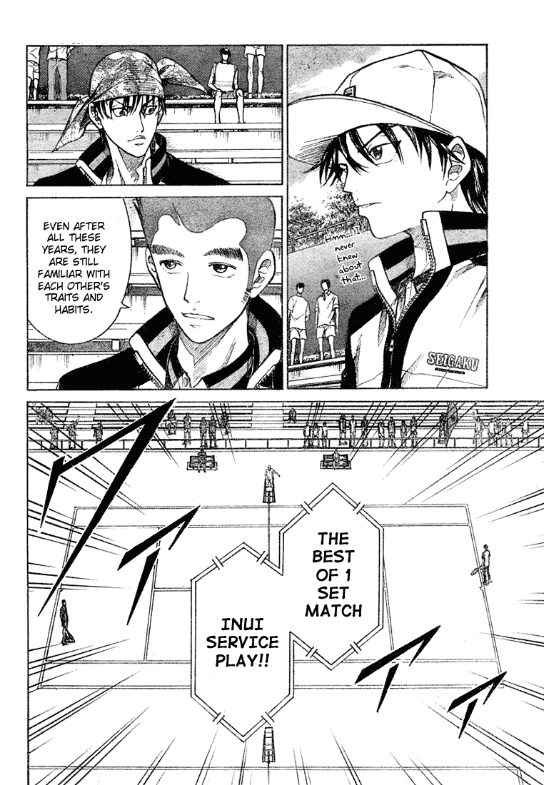 Prince of Tennis Chapter 209 page 10 - Chapter 209: Yanagi Renji VS Inui Sadaharu