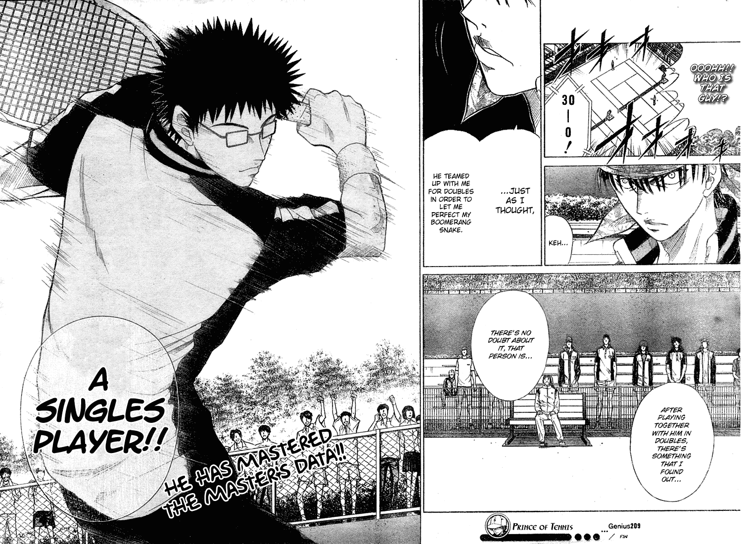 Prince of Tennis Chapter 209 page 18 - Chapter 209: Yanagi Renji VS Inui Sadaharu