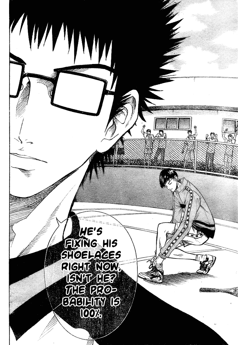 Prince of Tennis Chapter 209 page 6 - Chapter 209: Yanagi Renji VS Inui Sadaharu