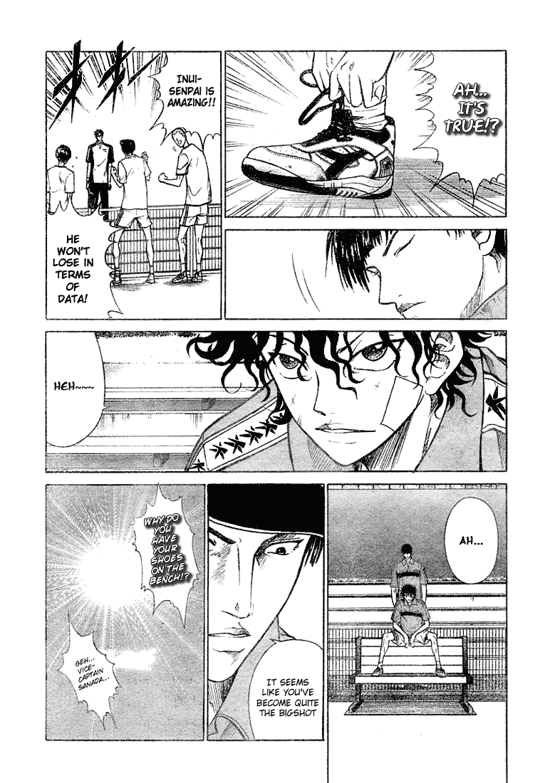 Prince of Tennis Chapter 209 page 7 - Chapter 209: Yanagi Renji VS Inui Sadaharu