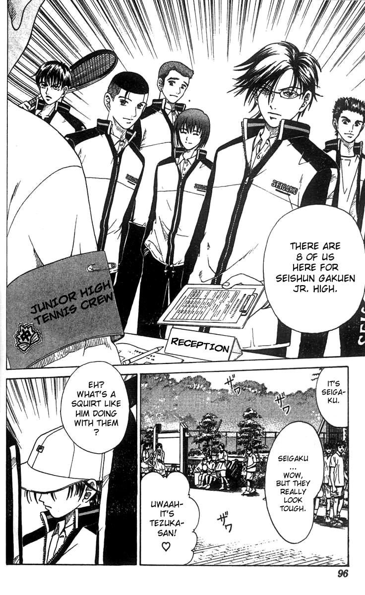 Prince of Tennis Chapter 21 page 10 - Chapter 21: District Preliminaries!!