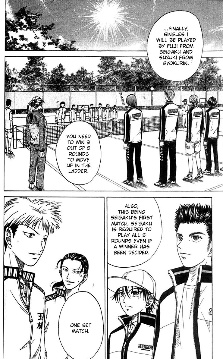 Prince of Tennis Chapter 21 page 14 - Chapter 21: District Preliminaries!!