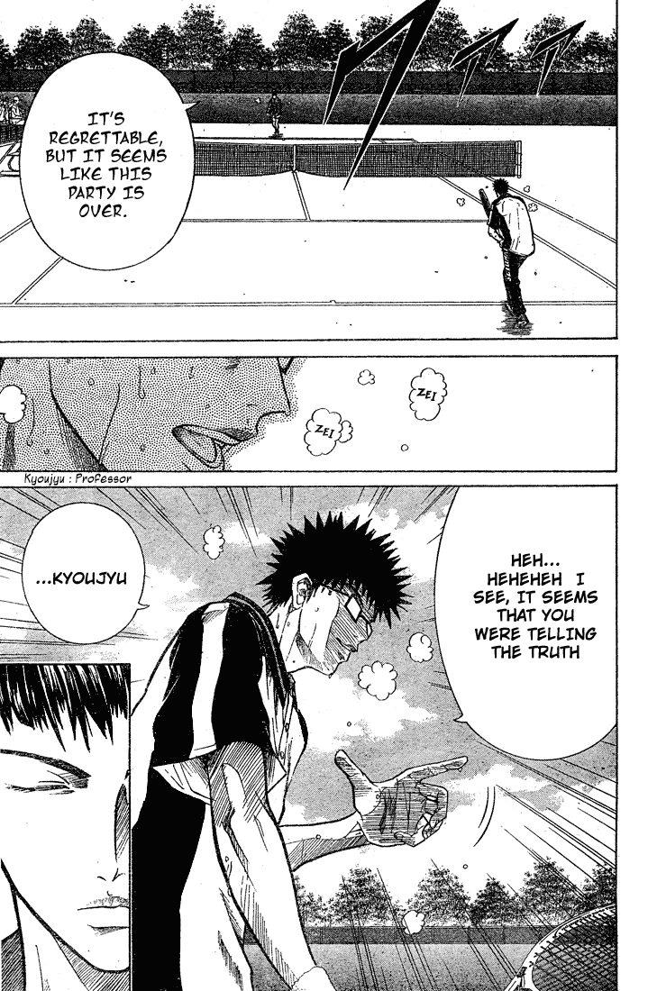 Prince of Tennis Chapter 211 page 11 - Chapter 211: Collapse Of Data Tennis