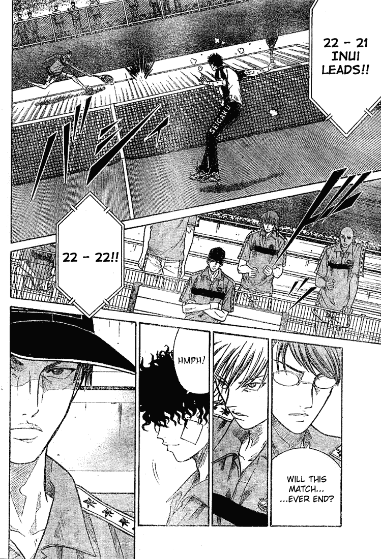 Prince of Tennis Chapter 214 page 11 - Chapter 214: 3 Straight Losses For Seigaku!?
