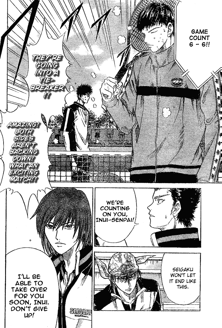 Prince of Tennis Chapter 214 page 8 - Chapter 214: 3 Straight Losses For Seigaku!?