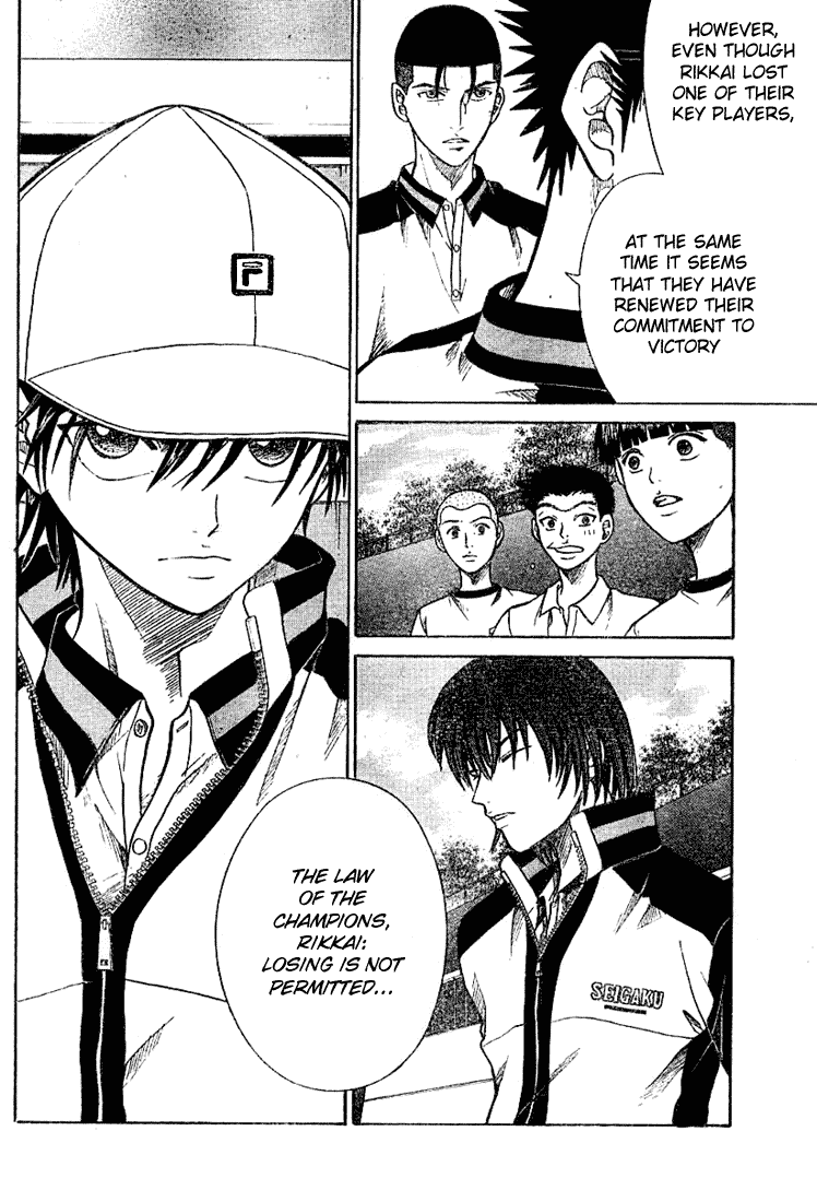 Prince of Tennis Chapter 215 page 10 - Chapter 215: The Champions Who Do Not Permit Losing