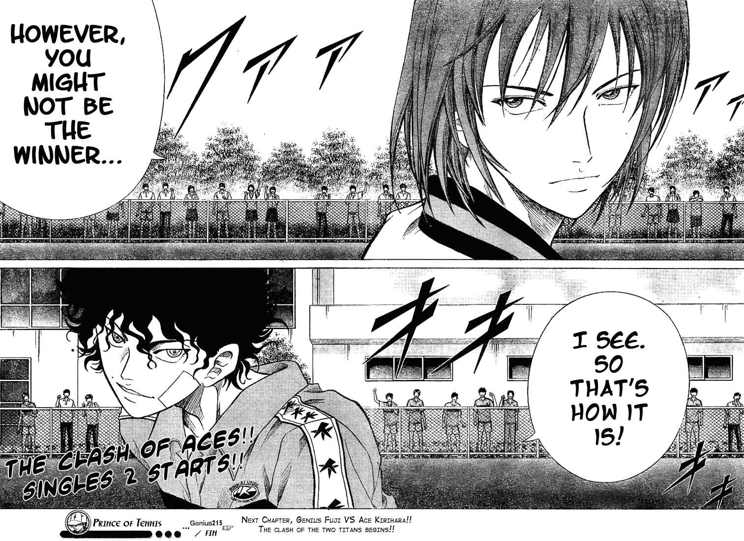 Prince of Tennis Chapter 215 page 15 - Chapter 215: The Champions Who Do Not Permit Losing