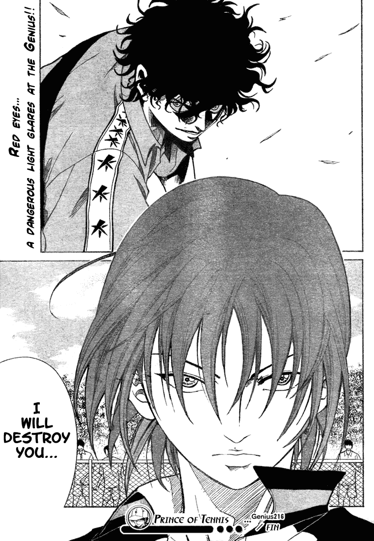 Prince of Tennis Chapter 216 page 17 - Chapter 216: Kirihara Akaya VS Fuji Syusuke