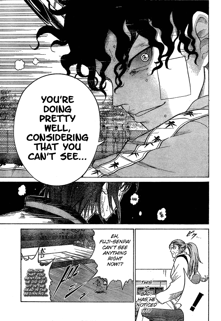 Prince of Tennis Chapter 219 page 15 - Chapter 219: And Fuji Smiles