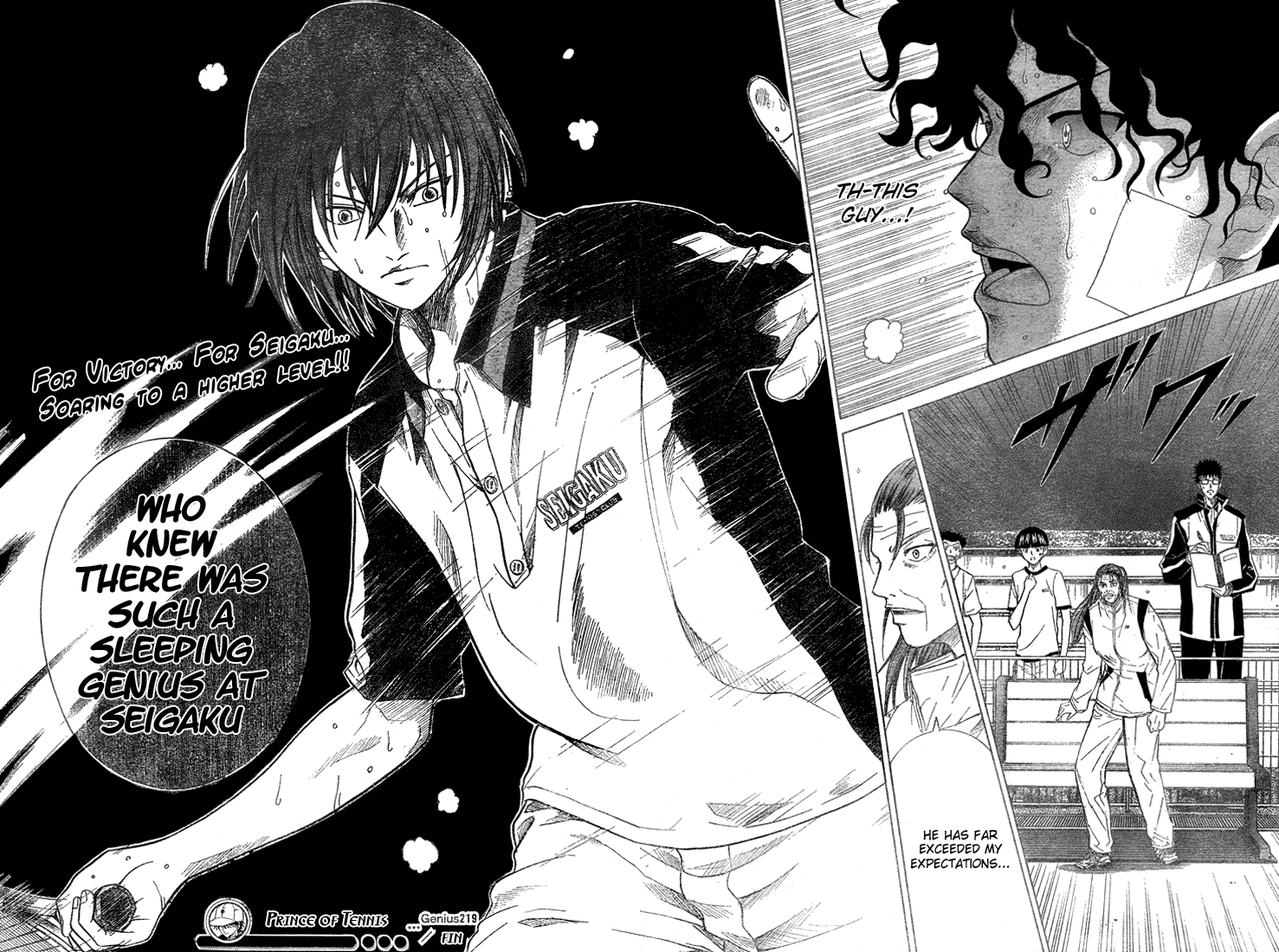 Prince of Tennis Chapter 219 page 19 - Chapter 219: And Fuji Smiles