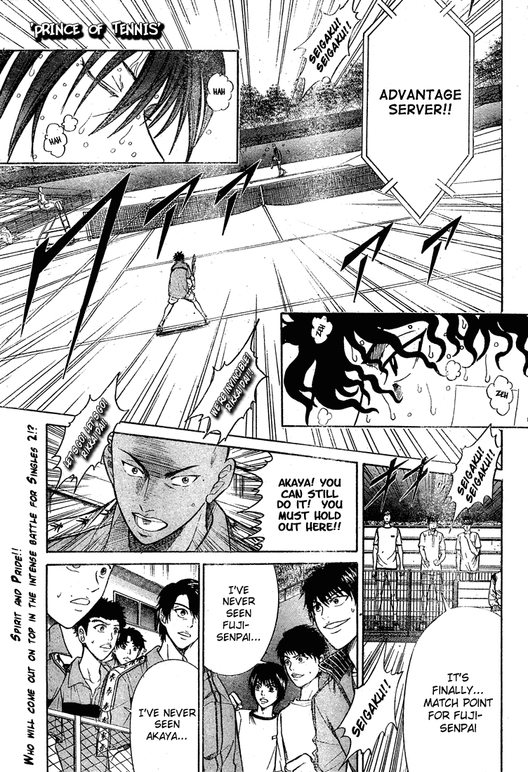 Prince of Tennis Chapter 221 page 1 - Chapter 221: Place Of Arrival