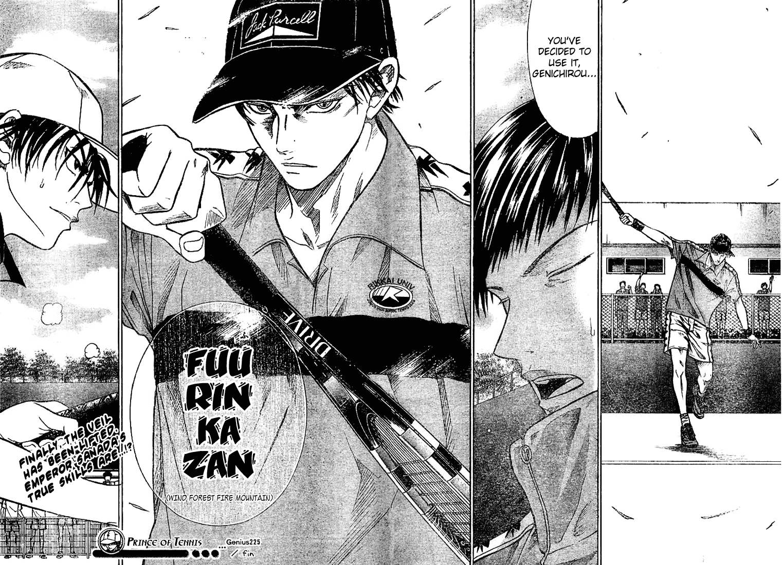 Prince of Tennis Chapter 225 page 15 - Chapter 225: Echizen Ryoma VS Sanada Genichirou