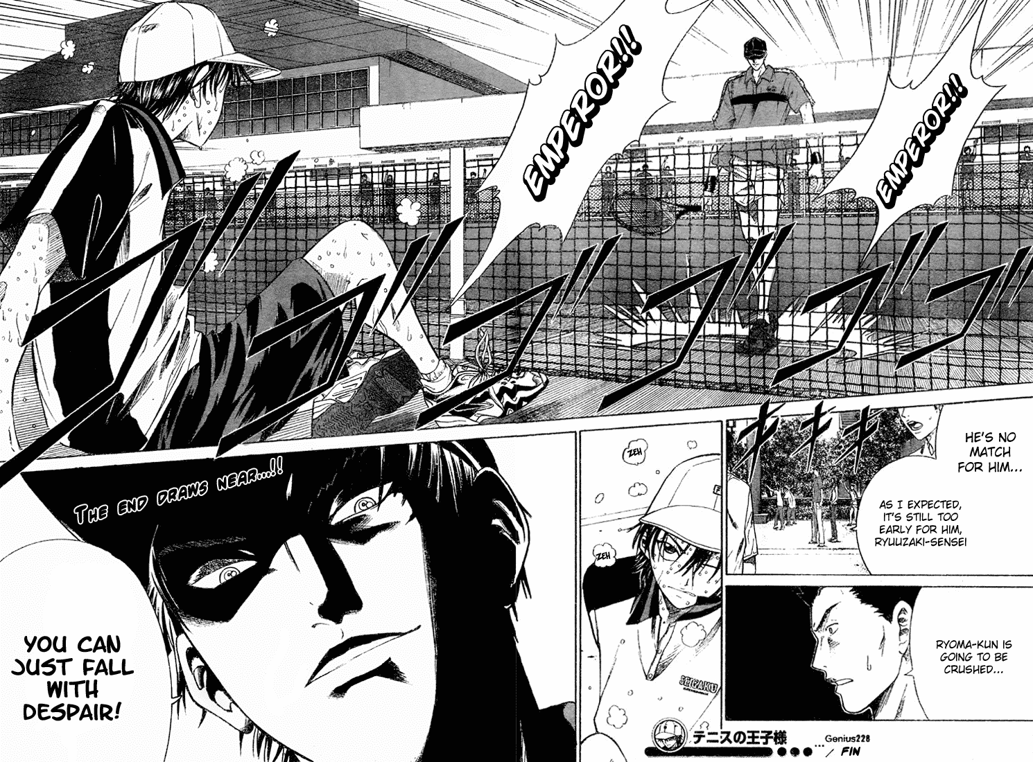 Prince of Tennis Chapter 228 page 15 - Chapter 228: One Who Falls With Despair