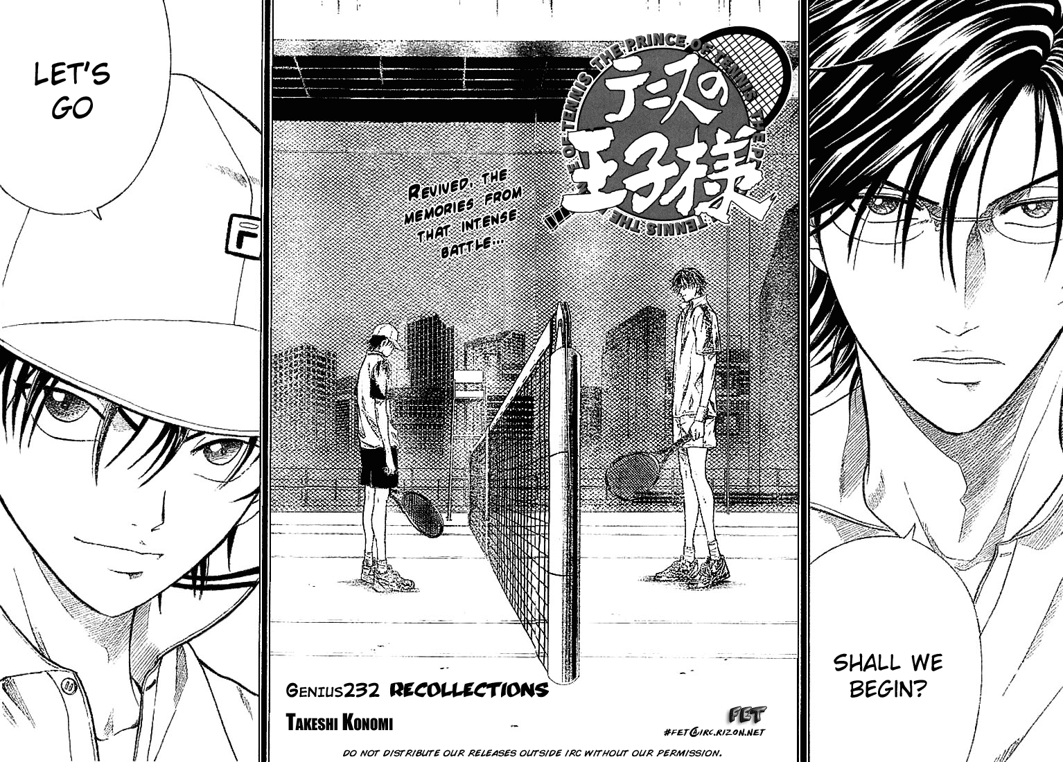 Prince of Tennis Chapter 232 page 2 - Chapter 232: Recollections