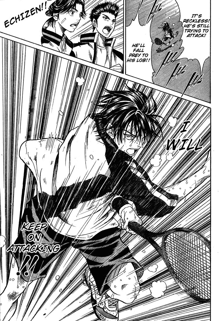 Prince of Tennis Chapter 233 page 10 - Chapter 233: A High Wall... Therefore