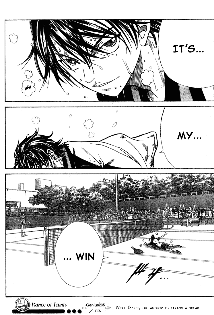 Prince of Tennis Chapter 235 page 15 - Chapter 235: The Number One Person Who Hates Losing
