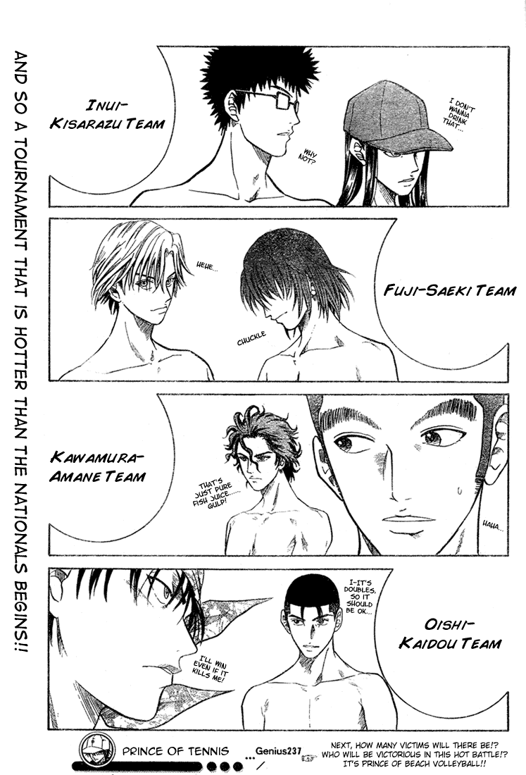 Prince of Tennis Chapter 237 page 18 - Chapter 237: Seigaku's Summer Vacation