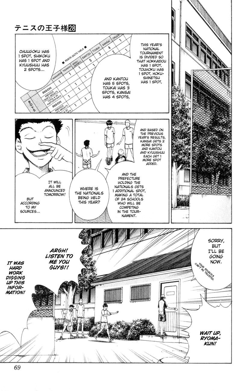 Prince of Tennis Chapter 241 page 3 - Chapter 241: Ryoma's Girlfriend