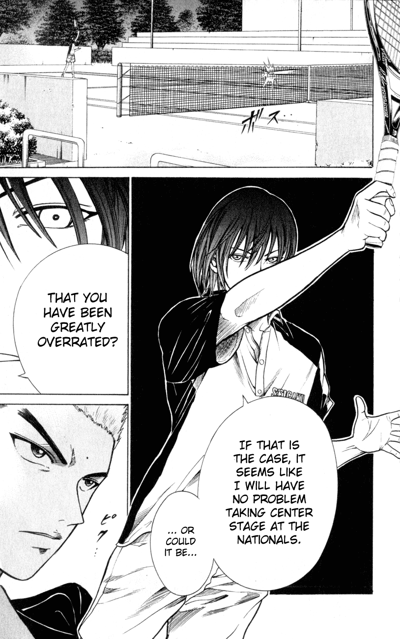 Prince of Tennis Chapter 243 page 10 - Chapter 243: The Sleeping Lion